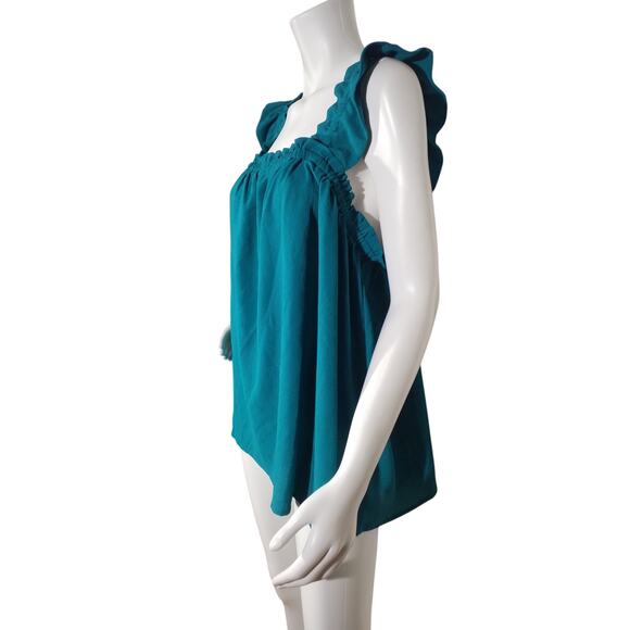 LuLaRoe Top – Green Daisy – Size 2XL - Picture 3 of 7